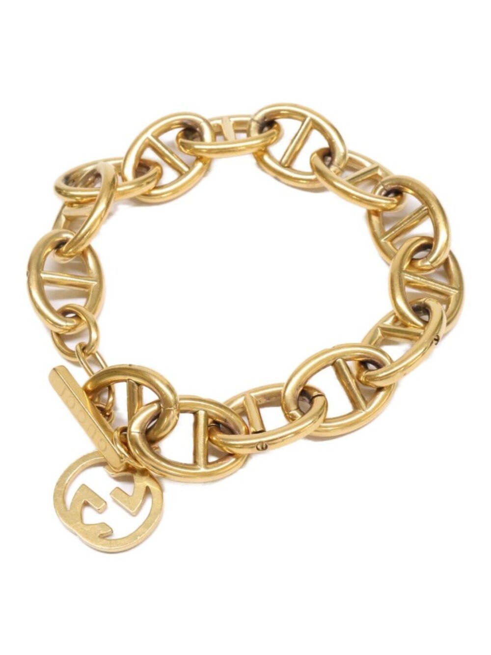 Gucci GG Anchor Chain Era Vintage Bracelet